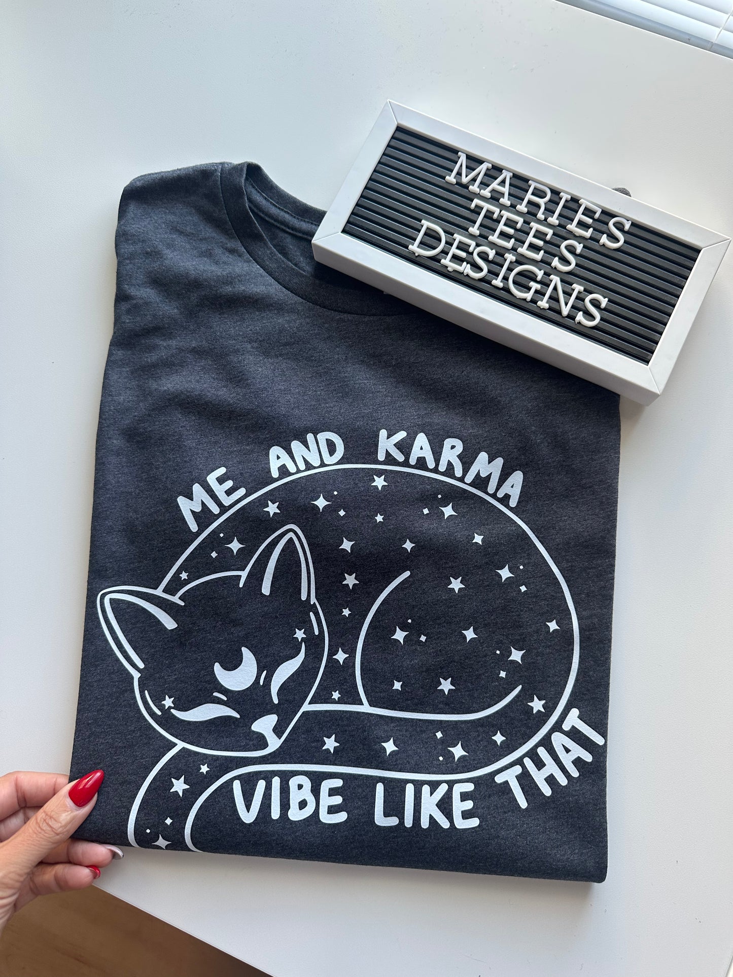 Me and karma vibe like that
