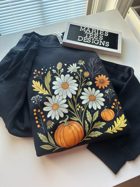 Floral pumpkins