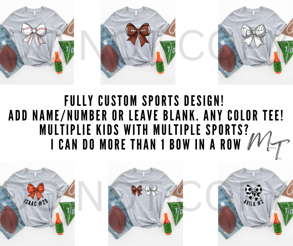 Custom sports bows