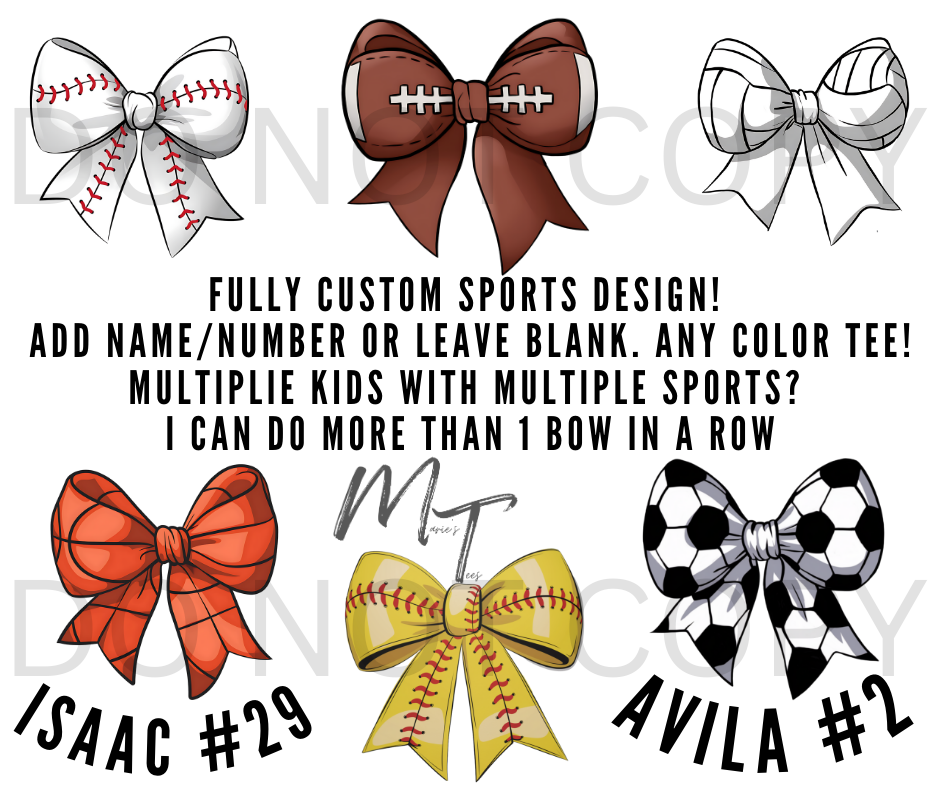 Custom sports bows