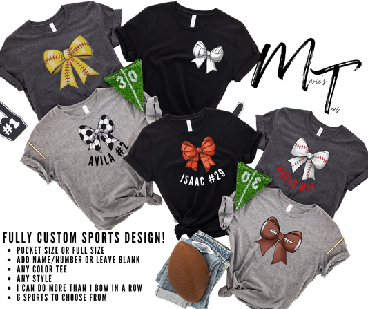 Custom sports bows