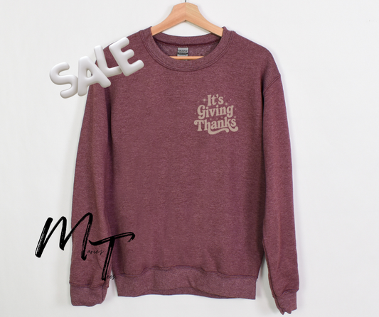 It's giving thanks-October tee of the month