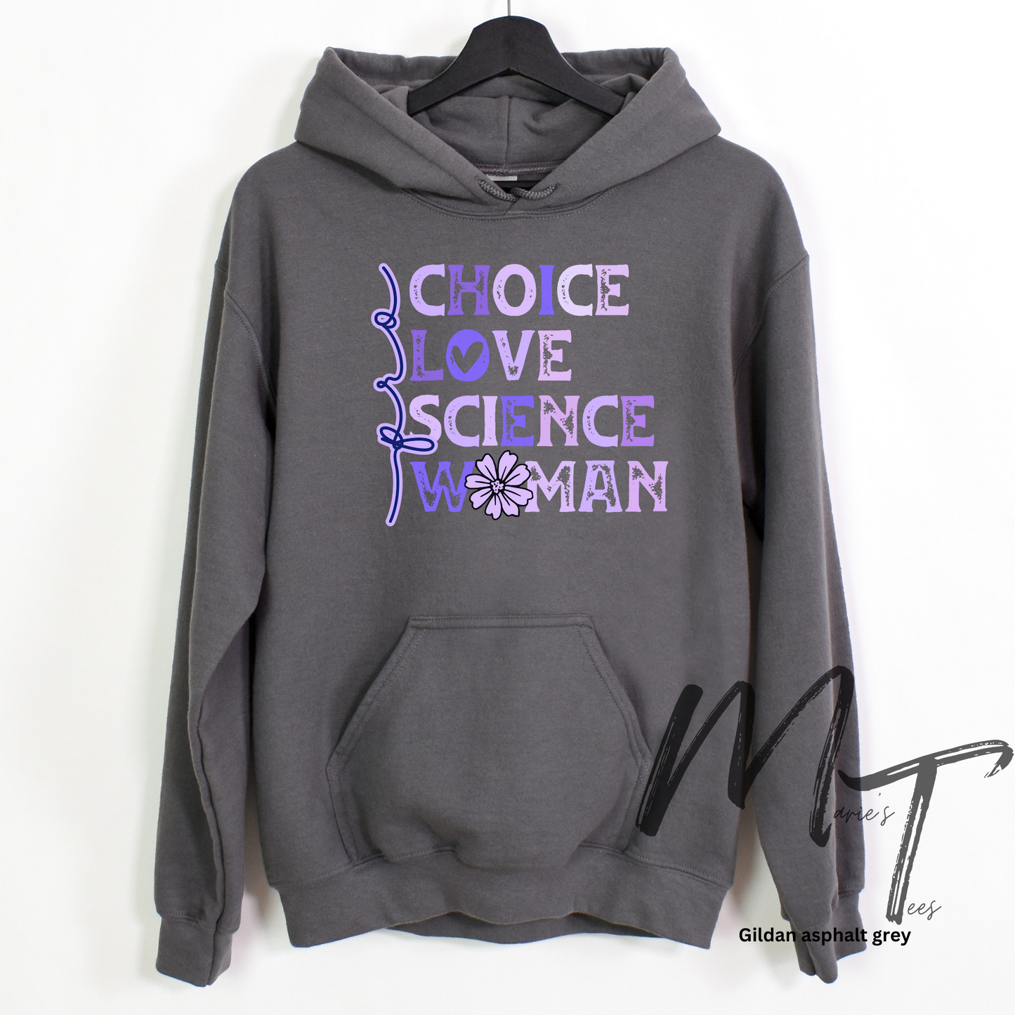 Pro choice love science woman