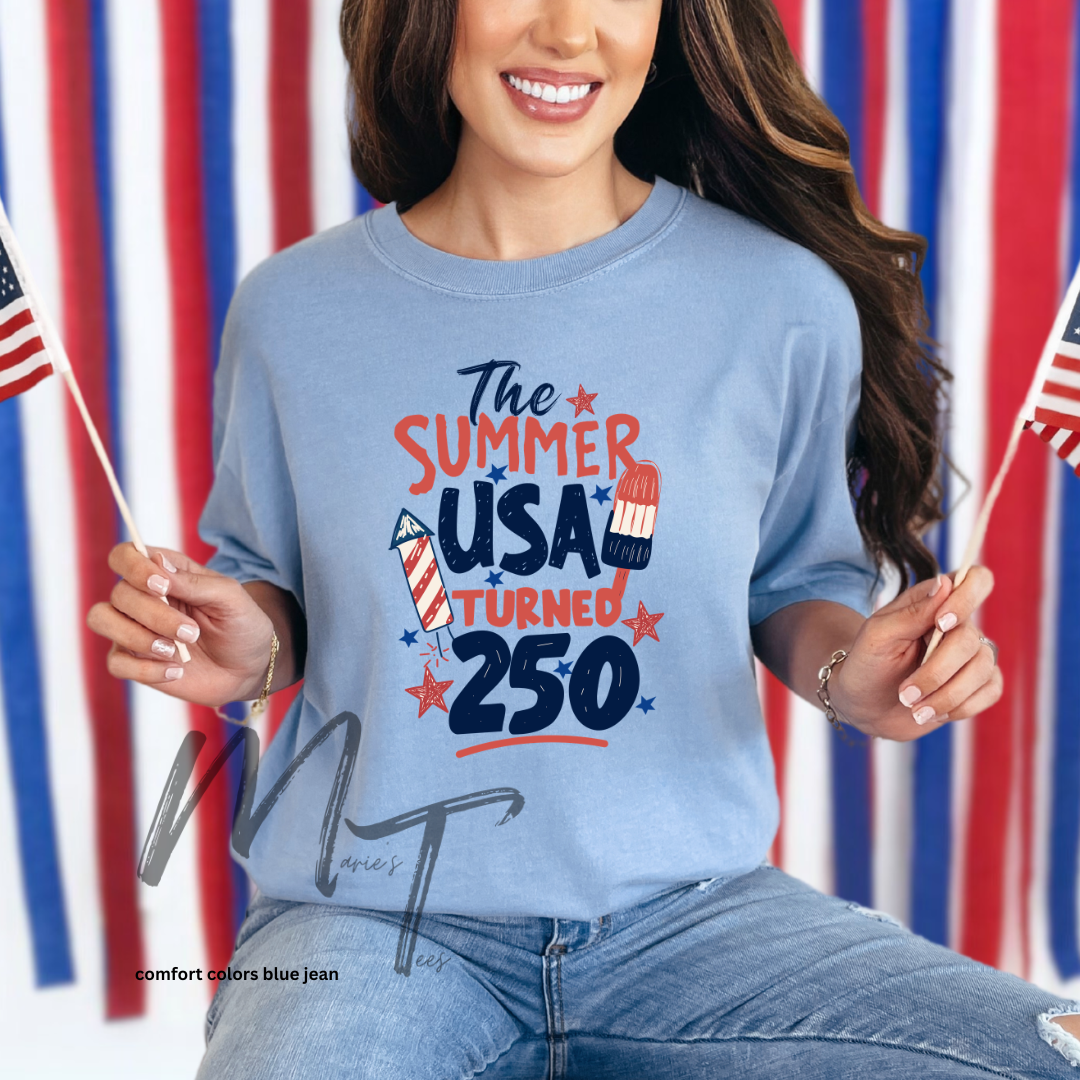The summer USA turned 250