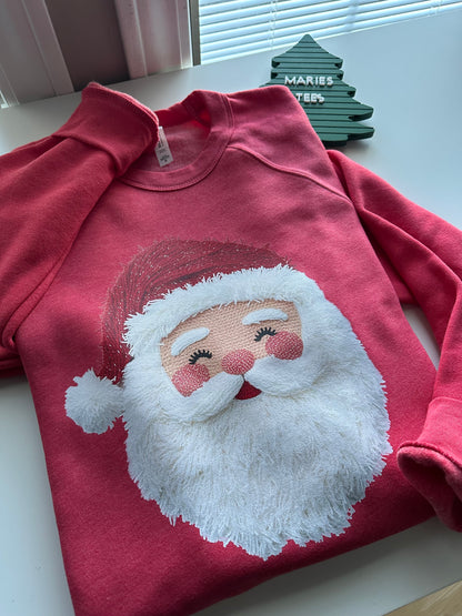 Faux yarn Santa Claus