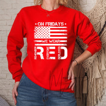 Load image into Gallery viewer, On Fridays we wear red
