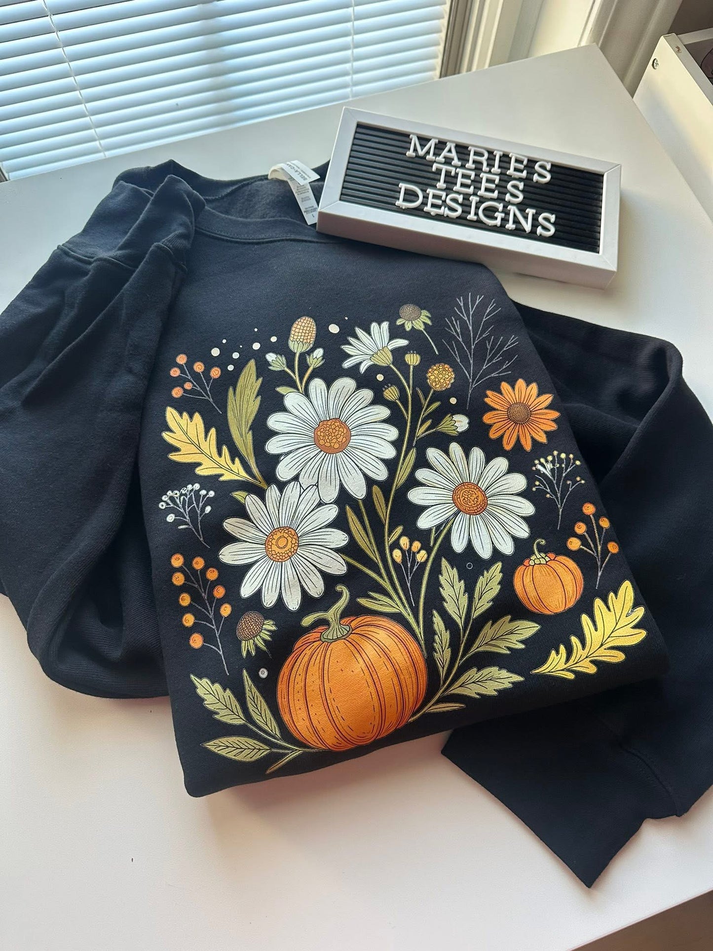 Floral pumpkins