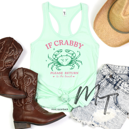 If crabby please return to beach
