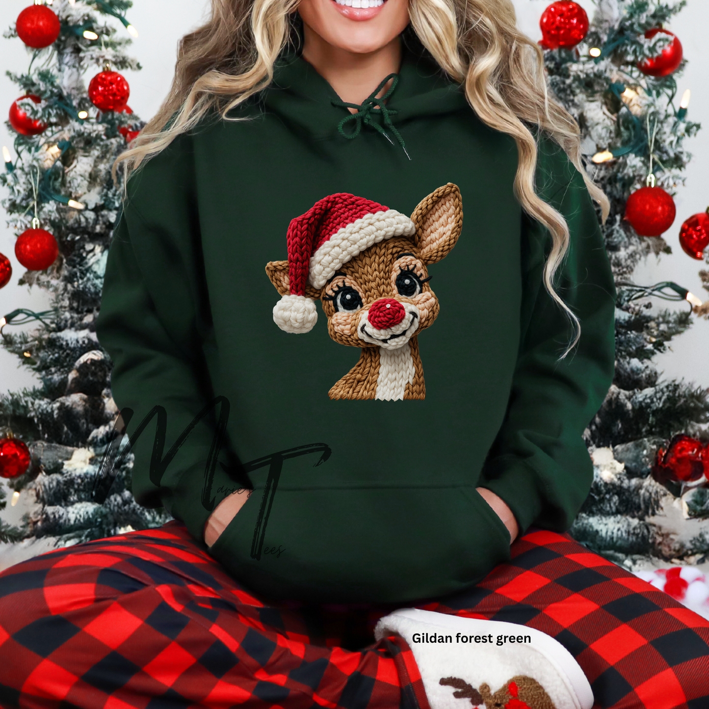 Rudolph faux crochet