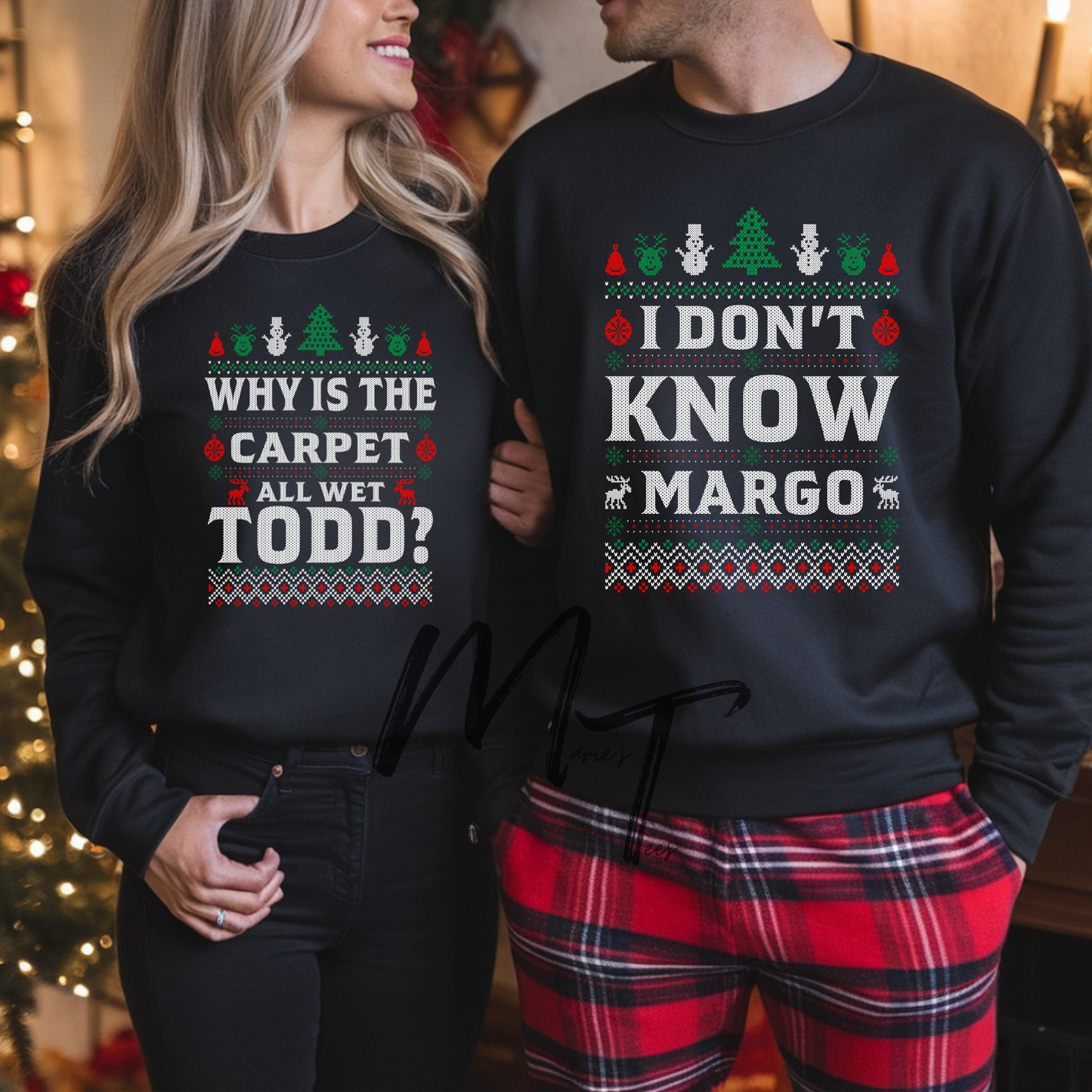 Why is the carpet all wet Todd I don't know Margo