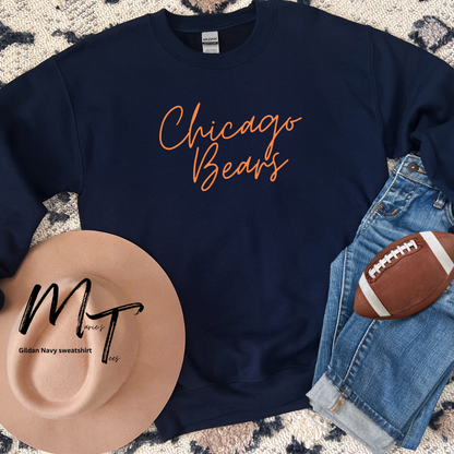 Chicago bears script font