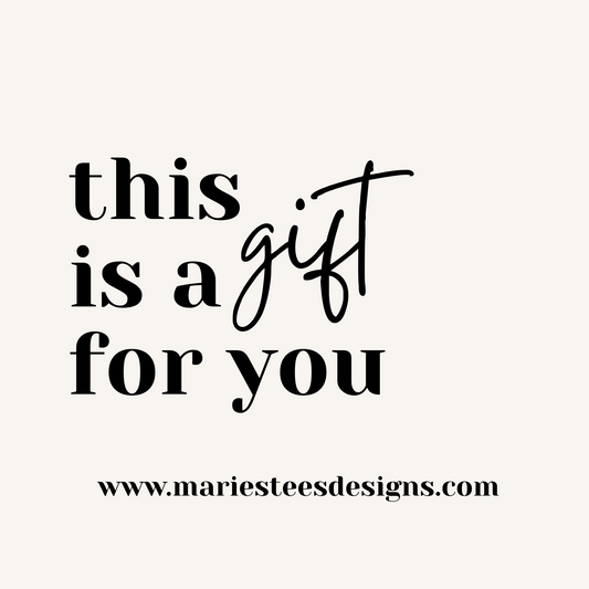 Marie's tees designs gift certificate