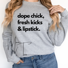 Load image into Gallery viewer, Dope chick fresh kicks lipstick
