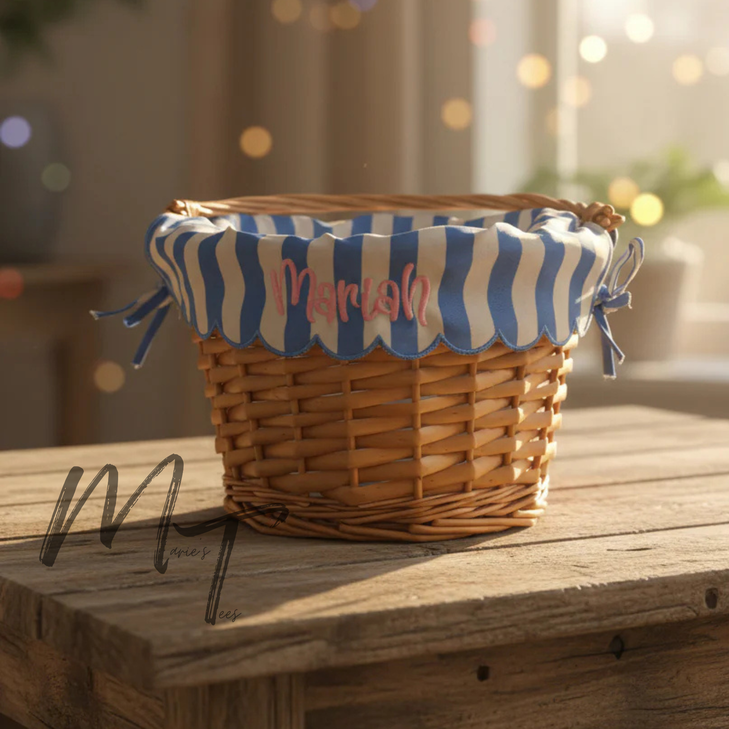 Embroidered Easter Basket