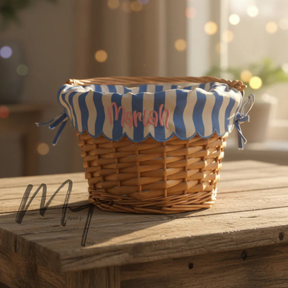 Embroidered Easter Basket
