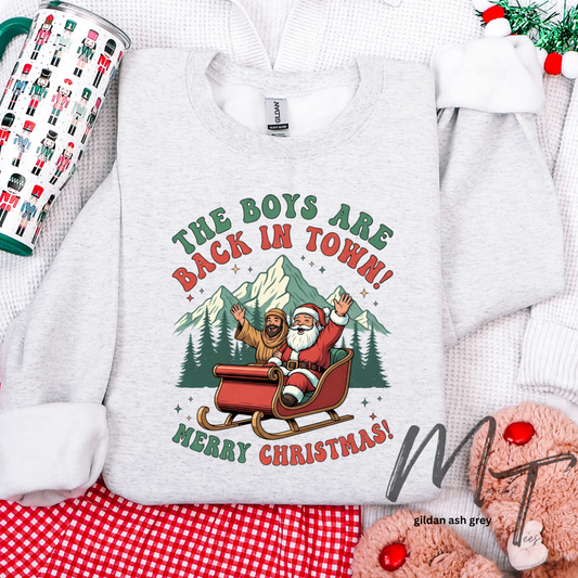 The boys are back in town