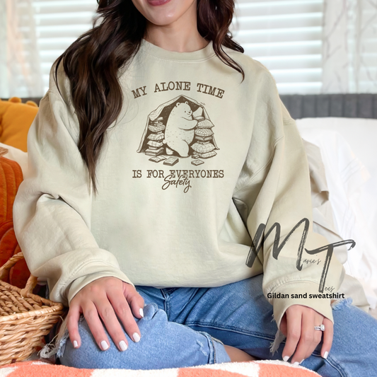 My alone time is for everyones safety