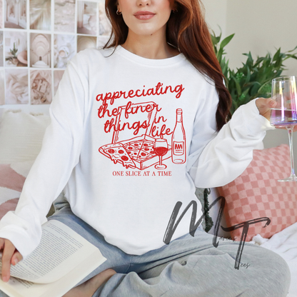 Appreciating the finer things in life