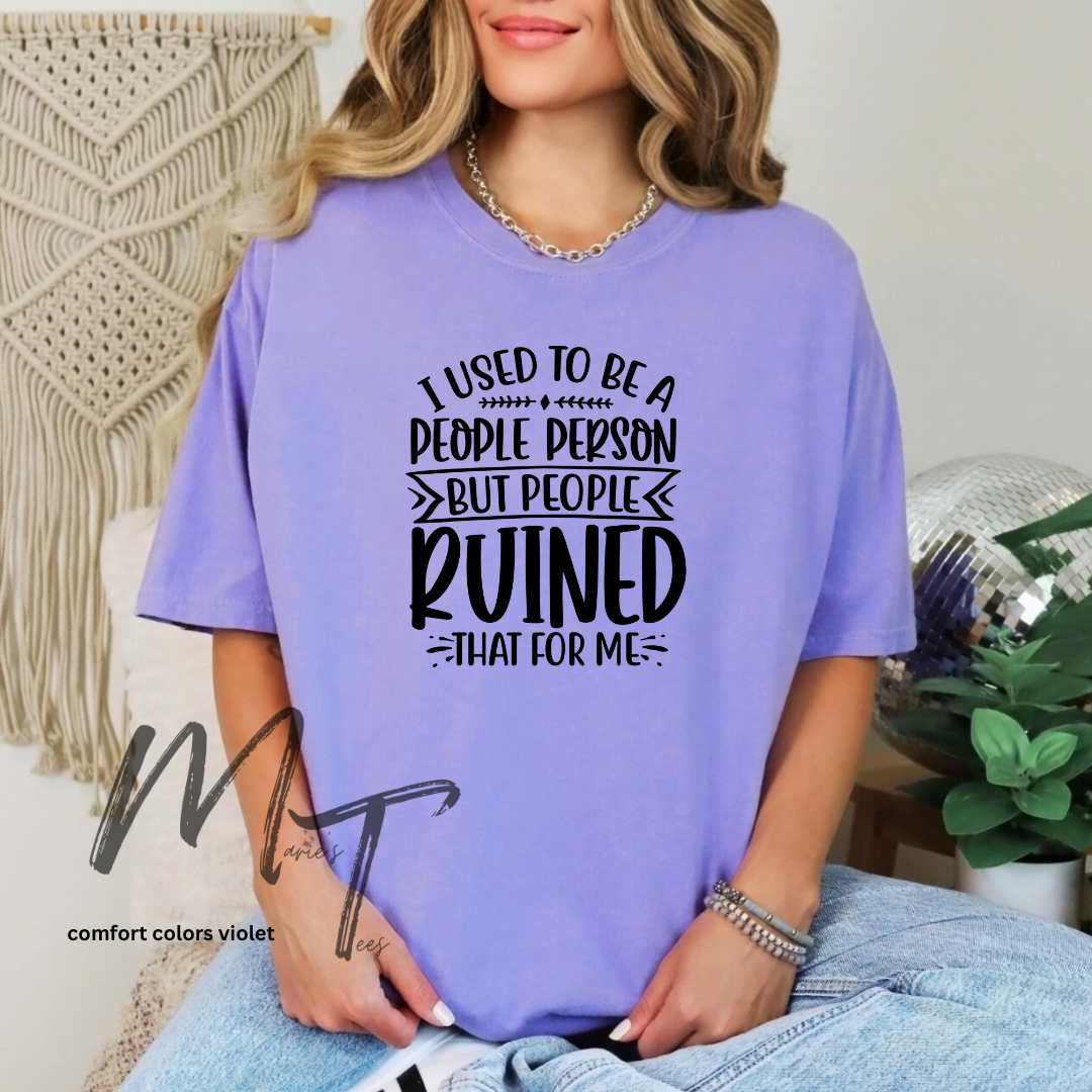 I used to be a people person