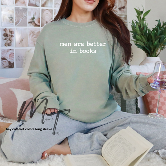 Men are better in books