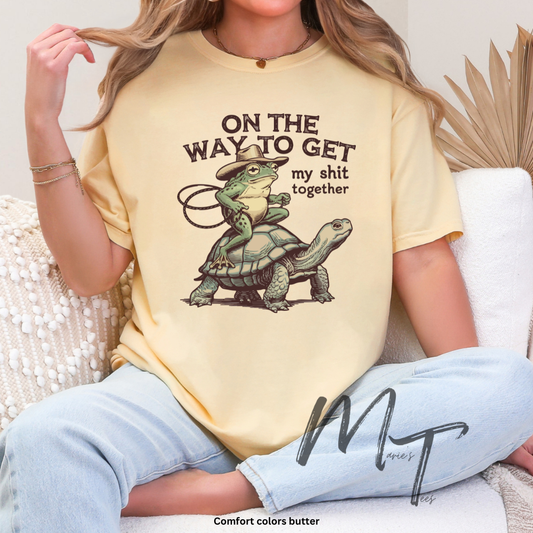 On my way to get my shit together