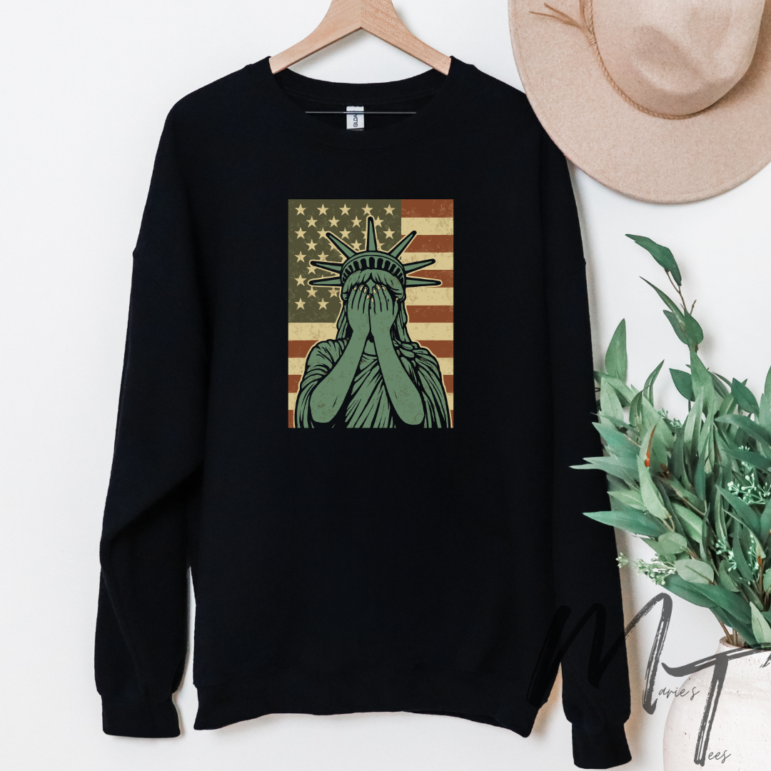 Crying Statue of Liberty