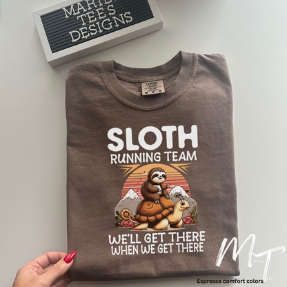 Sloth running team